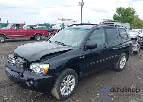 2006 Toyota Highlander Hybrid V6 z USA, uszkodzony, nr VIN JTEDW21A460013874